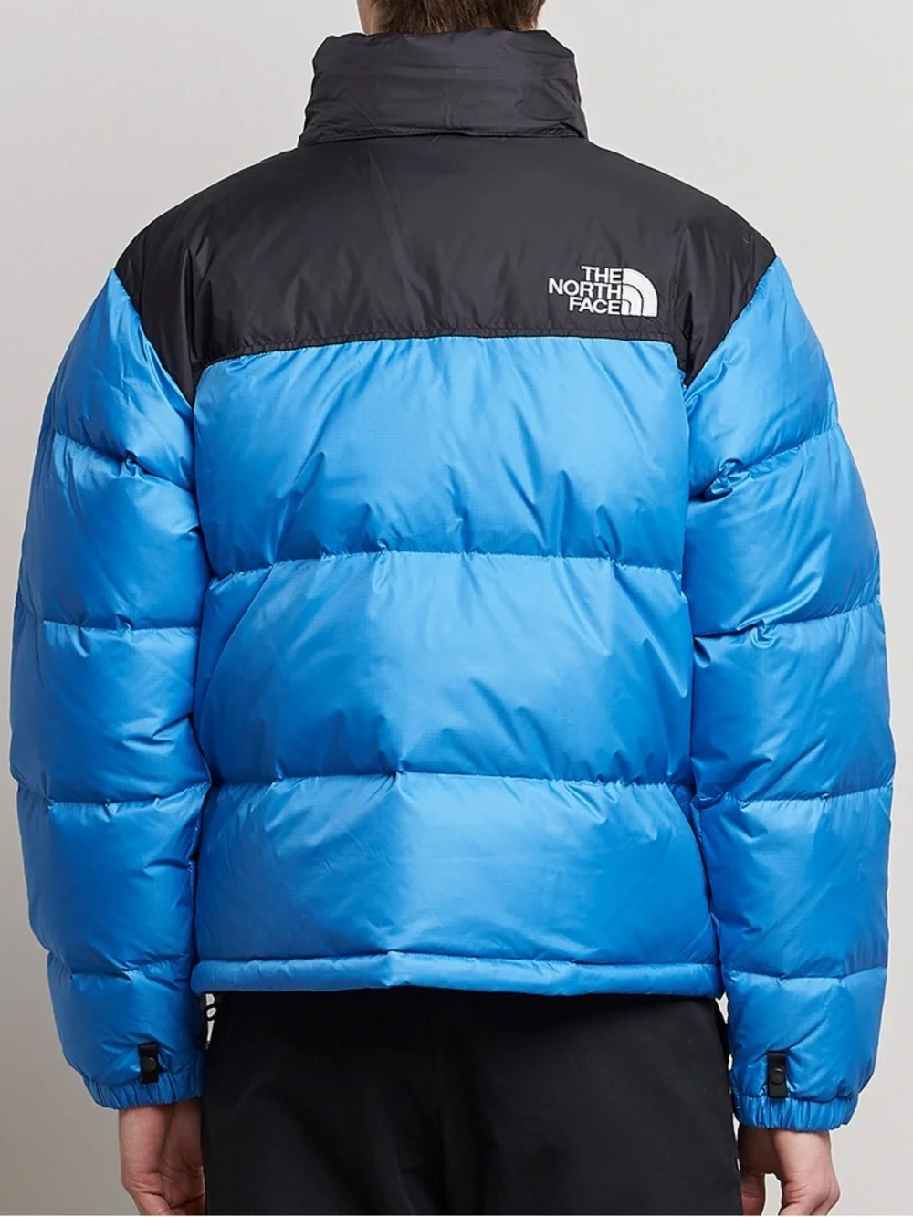 The North Face 1996 Retro Nuptse Puffer Down Jacket Blue 700 Fill Mens XL FLAW
